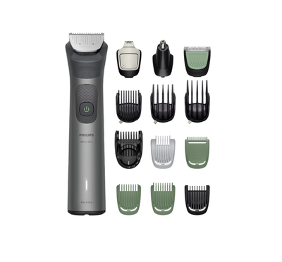 Trimmer flokësh dhe mjekre Philips MG7935/15, 26 pajisje, bateri Litium Jon, gri