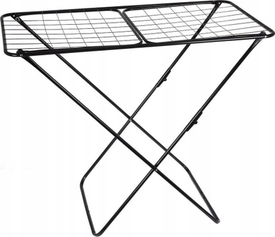 Tharëse rrobash metalike Vilde 181 cm, palosëse, 18 m, e zezë