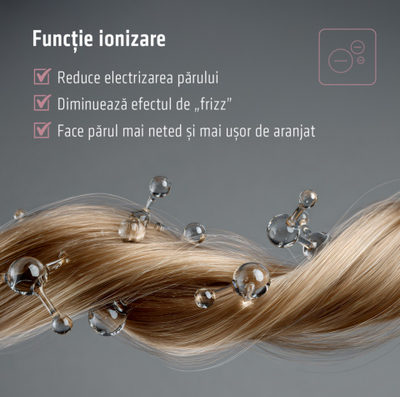 Tharëse flokësh Heinner HHD-R16BLDC-BK, 1600W, jonizim, e zezë