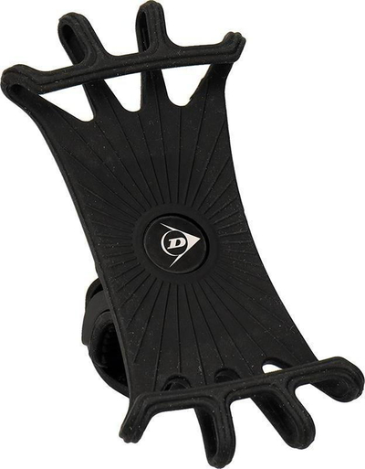 Mbajtëse telefoni për biçikletë Dunlop, 10 - 15 cm, e hirtë