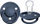 Biberon qetësues Bibs De Lux 1010280, silikoni, 0-36 muaj, blu Steel