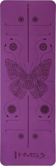 Tapet joga HMS YM10, TPE, 182x61 cm, 0.8 cm, vjollcë