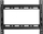 Mbajtëse muri Strong TV Wall Mount, 13"–50", e zezë