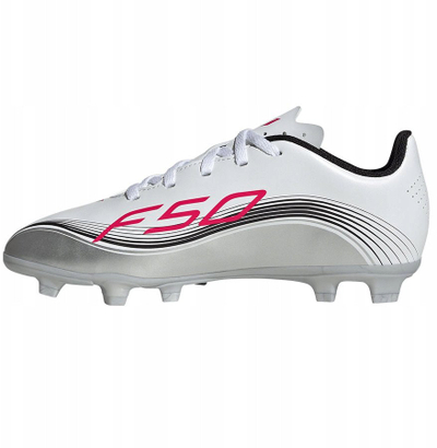Këpucë futbolli adidas F50 Messi Club Jr JP7457, FG MG, t� bardha