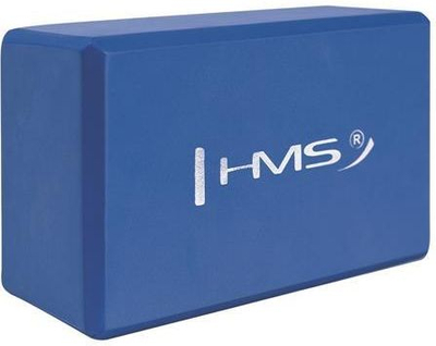 Блок за јога HMS KJ01, EVA, 23x15x7.5cm, сина боја
