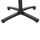 Bazë alumini Palosëse 69x69x73-92cm Me Kryq 48x48cm (HM459.01), zezë