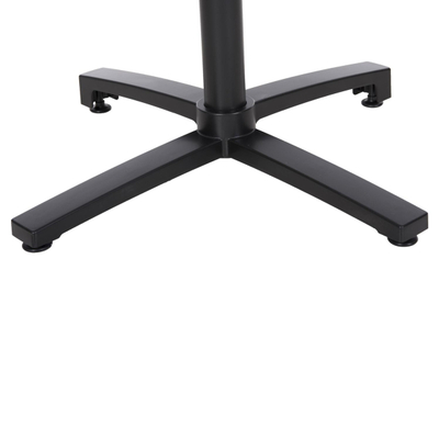Bazë alumini Palosëse 69x69x73-92cm Me Kryq 48x48cm (HM459.01), zezë
