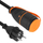 Zgjatës rryme Electraline ITR-01743, 10 m, IP44, portokalli e zezë