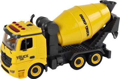 Set lodrash ndërtimi Leantoys Construction Vehicles for Screwing, 1:12, me dritë edhe zhurmë, shumëngjyrësh