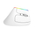 Maus vertikal wireless DeLUX M618C, 1600 DPI, RGB, i bardhë
