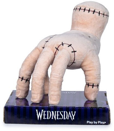 Lodër pelushi Netflix Wednesday Thing, 25 cm, me shumë ngjyra