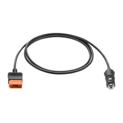 Kabllo karikimi DJI Power 1000 Mini, nga bateria e veturës, terminale unazë, e zezë