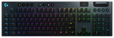 Tastierë Logitech G915 Lightspeed, GL Clicky, US, e zezë