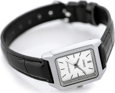 Orë dore Casio LTP-V007L-7E1, quartz analog, 7.5mm, rrip i kaltër