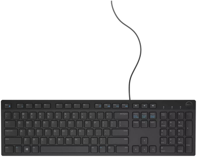 Tastierë Dell KB216 SE/FI, me kabllo, layout i plotë, e zezë