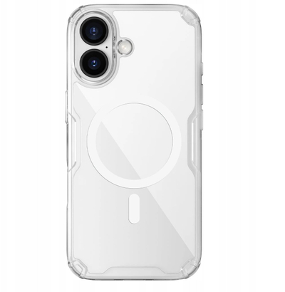 Maskë mbrojtëse Nillkin Nature TPU Pro Magnetic për Apple iPhone 17, kompatibile MagSafe, transparente