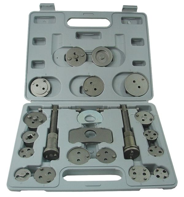 Set për pistonët e frenave Silver, 21 elemente