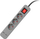 Zgjatues elektrik Entac S1, 3 dalje, 2x USB, 1.5m, gri
