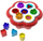 Lodër edukative Quercetti Daisy Shapes Sorter 0242, 16 pjesë, shumëngjyrëshe
