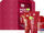 Set kozmetike për burra AA Men Active, krem fytyre SPF 30, xhel larje fytyre 3 në 1, antiperspirant, i kuq