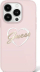 Futrollë telefoni Guess IML Heart GUHCP16XHCHGSPP, për iPhone 16 Pro Max, hardcase, rozë