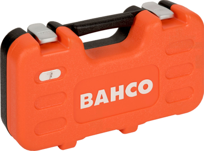 Set veglash Bahco S330, 34 pjesë, kuti HDPE, portokalli