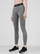 Leggins për gra 4F W H4L22-SPDF 351, 4FDry, bel me lastik, gri melange