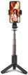 Selfie stick me tripod Sbs, dritë LED e integruar, për smartphone, i zi