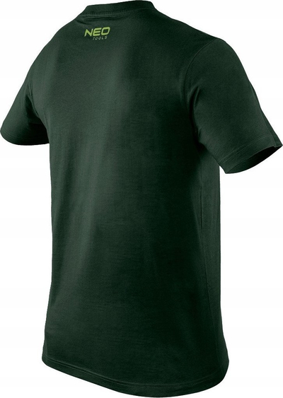 Bluza NEO TOOLS Neo T-shirt, pambuk 100%, madhësia L, jeshile neon