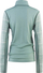 Bluzë termike për goca Kari Traa Maud Half Zip, merino modal, madhësia M, jeshile sage