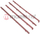 Shirit dekorativ kaste BitFenix Shinobi BFC-SNB-150-RX-SP, set 4 copë, i kuq