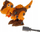 Lodër dinosaur për montim Adar 562165, PVC, 20x11x5.5 cm, me shumë ngjyra