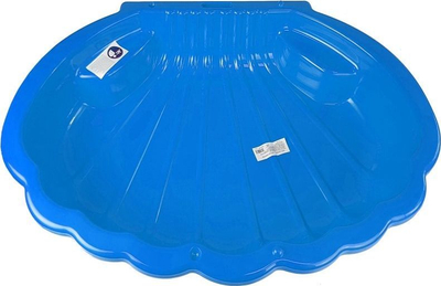 Rërëth Lean Sport Sandbox Shell, 110x75 cm, plastikë e fortë, blu