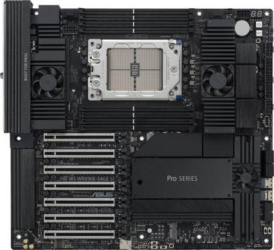 Pllakë amë Asus PRO WS WRX90E-SAGE SE, AMD WRX90, Socket sTR5