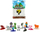 Figurina koleksionu Minecraft Nano, 13 lloje, set me 24 copë, shumëngjyrëshe
