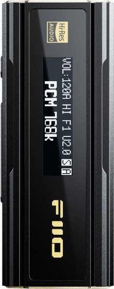 DAC portabël FiiO KA5, USB, dalje 3.5mm dhe 4.4mm, i zi