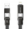 Kабел мултипорт BlitzWolf BW-HDC7, 4 во 1 USB USB C Lightning, 240W 1.2m, црна
