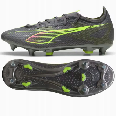 Këpucë futbolli Puma Ultra 5 Match MxSG 108350-03, me vida, gri
