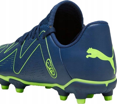 Këpucë futbolli Puma Future Play FG AG Jr 107388 03, për kalamaj, nr 32.5, blu me jeshile