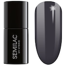 Llak xheli për thonj Semilac 016 Grunge, UV hibrid, 7ml, gri e errët