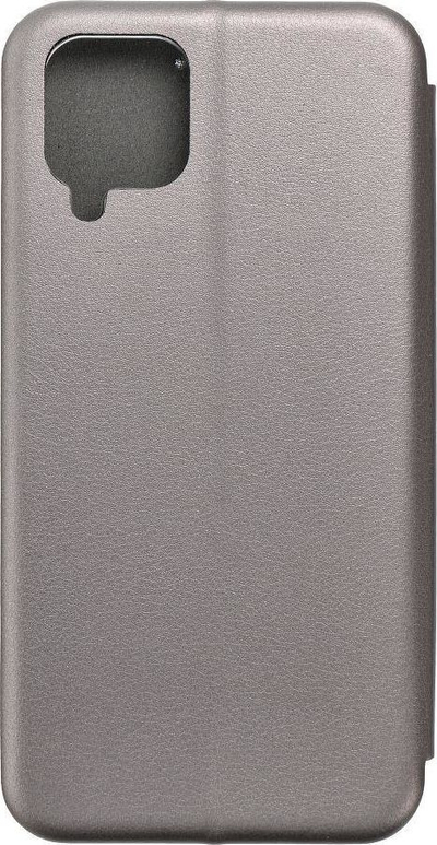 Këllëf telefoni Case Elegance Magnet Book për Samsung A22 4G M22, tip libër, mbyllje me magnet, gri argjendtë