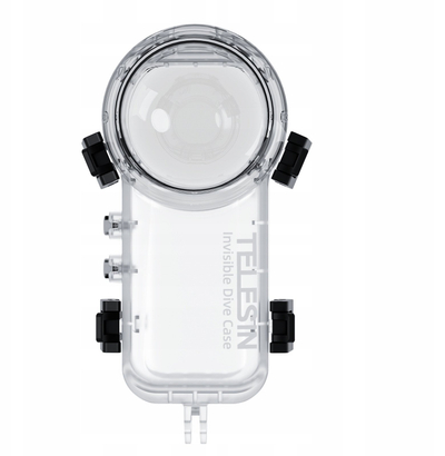 Kasë zhytjeje Telesin Invisible Dive Case, deri 50m, për Insta360 X4, transparente