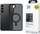 Mbrojtëse telefoni 3MK Smoke MagCase për Samsung Galaxy S23 Plus, MagSafe, gjysmë transparente gri
