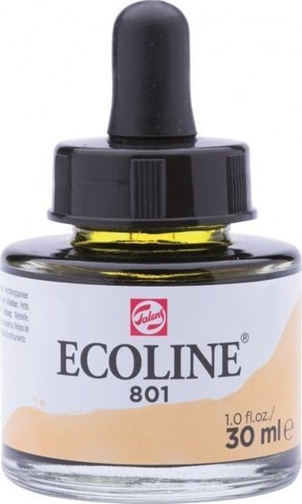 Bojë uji Talens Ecoline 801, 30 ml, ngjyrë ari