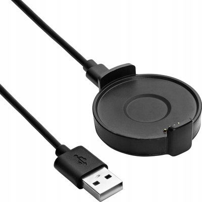 Kabllo karikimi Akyga Ticwatch Pro AK-SW-59, 1m, USB A në Micro USB B, e zezë