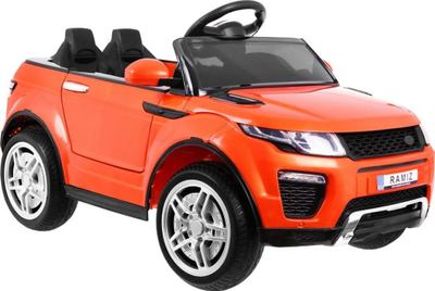 Makina elektrike për fëmijë Ramiz Rapid Racer, 6V, me telekomandë, portokalli