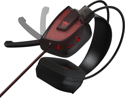 Kufje Patriot Viper V360 Virtual 7.1 (PV3607UMLK), 20000 Hz, 2 m, të kuqe
