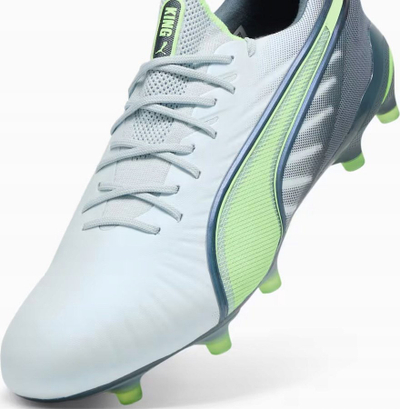 Копачки за фудбал Puma King Ultimate Launch, сува трева FG, сиви