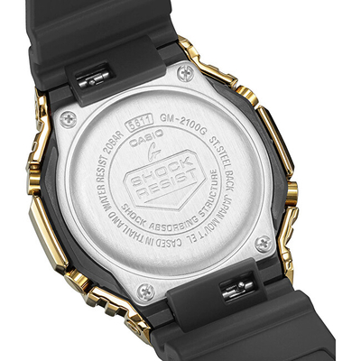 Orë dore për meshkuj Casio G-Shock GM-2100G-1A9ER, e zezë