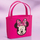 Set krijues çantë shpatulle Totum Minnie Mouse, 35x23cm, për kalamaj 5+, rozë